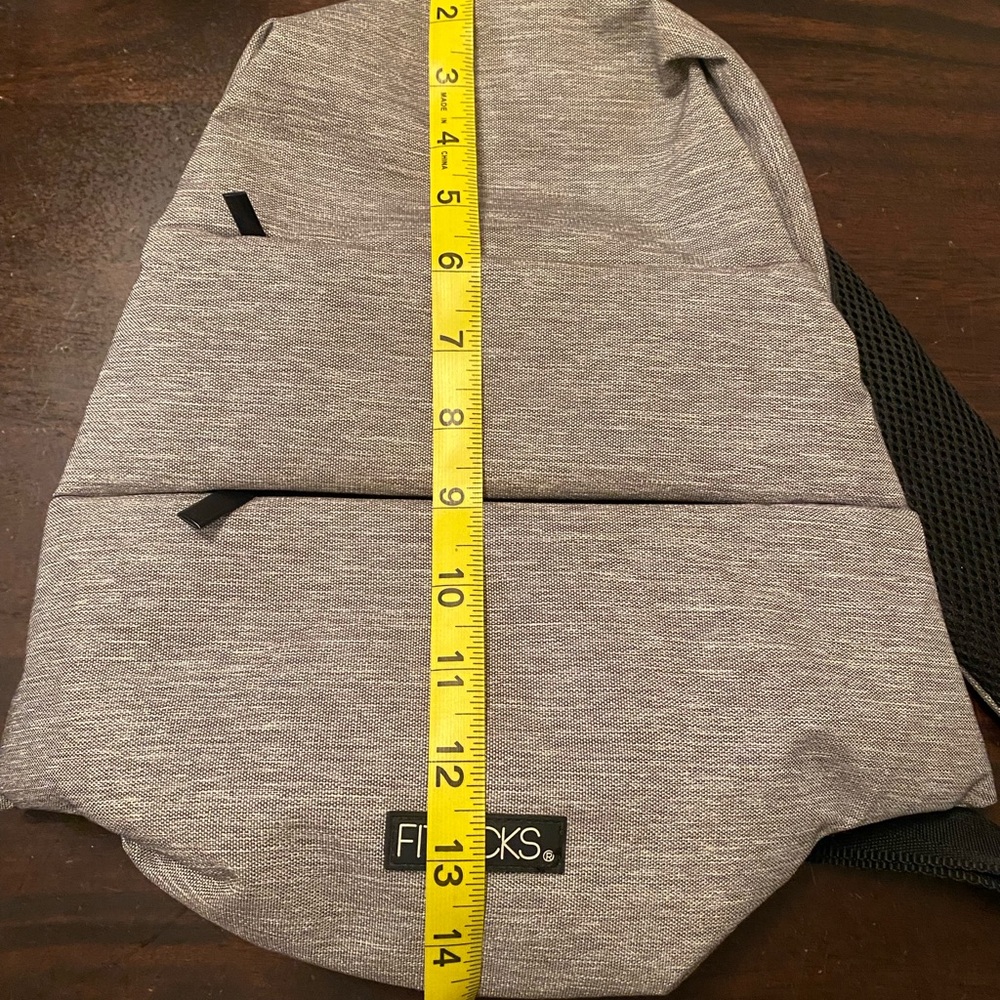 Gray Sling Backpack - Picture 9 of 12